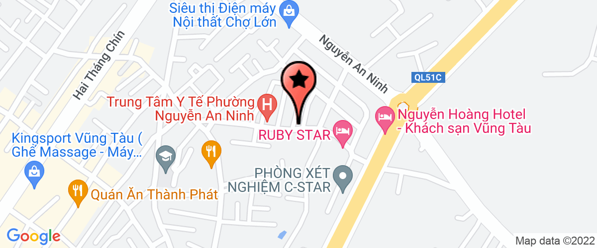 Map go to Hoang Phat Hoang Company Limited