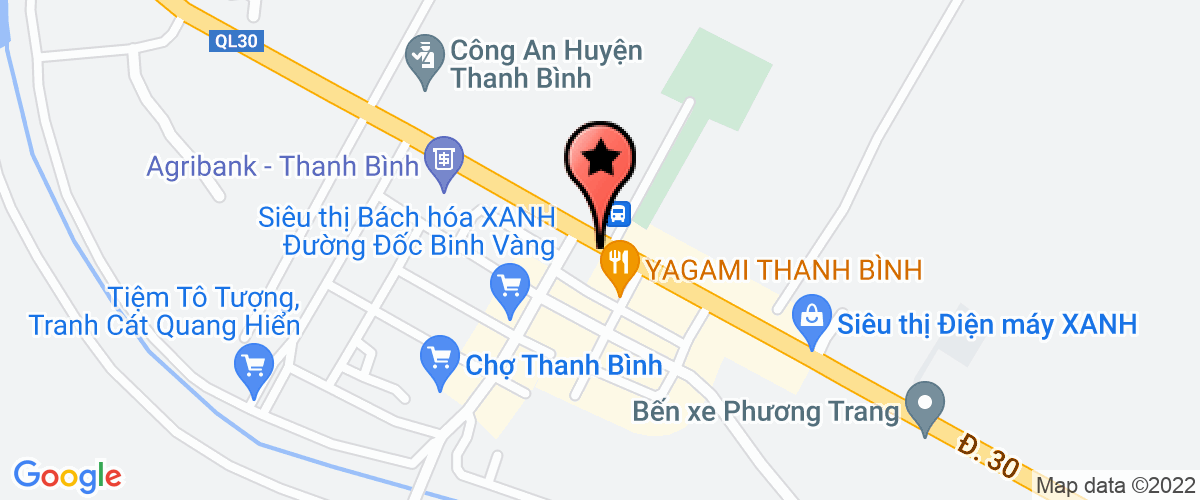 Map go to TM - DV - SX Van Huong Advertising Company Limited