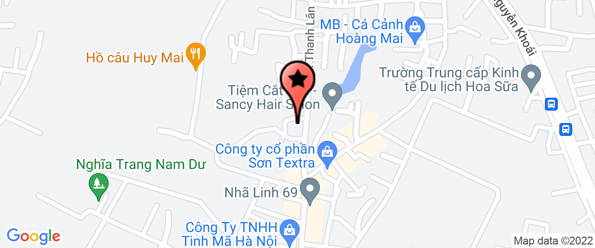Map go to Duong Nguyen Investment Construction Trading Joint Stock Company