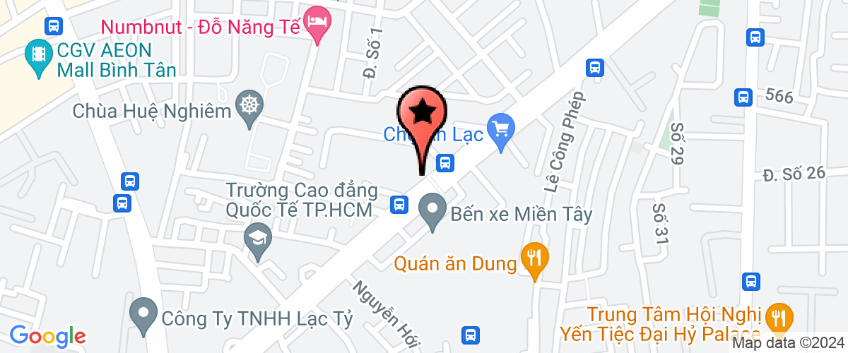 Bản đồ đến Công Ty TNHH Thương Mại Xuất Nhập Khẩu Nguyễn Khoa
