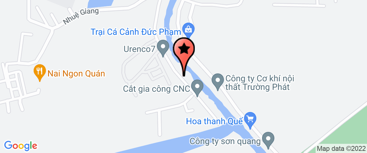Map go to Nam Phong Mechanical Processing Company Limited