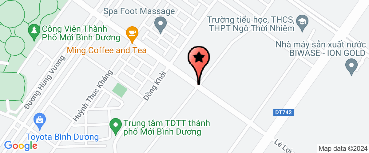 Map go to NGUYeN THi NGoC DIeP (Co So DUY KHOA)