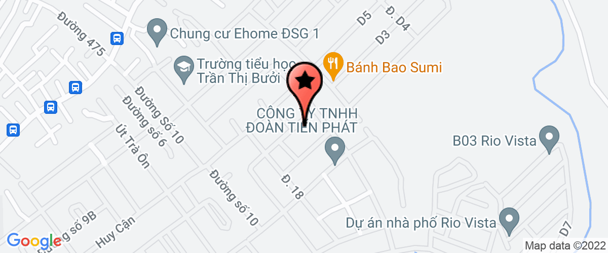 Map go to Phat Thinh Construction Technical Company Limited