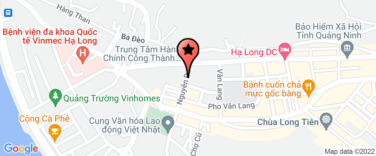 Map go to Phong y te thanh pho Ha Long