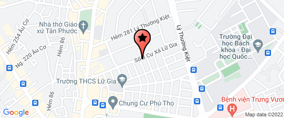 Map go to Hoa Tien Company Limited