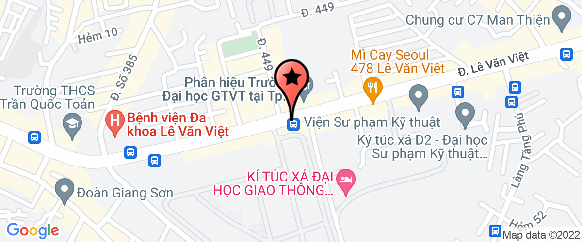 Map go to Khai Anh Import Export Service Trading Joint Stock Company