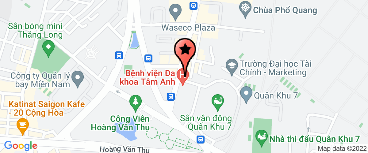 Map go to Vuon Pho Xanh Joint Stock Company