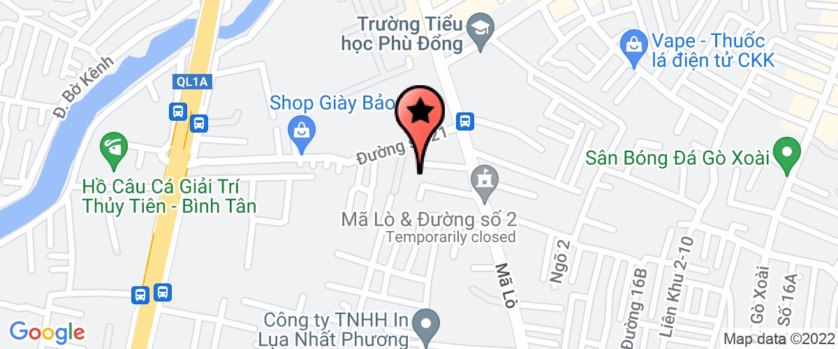 Map go to Phuong Hung Phat Trading Production Company Limited