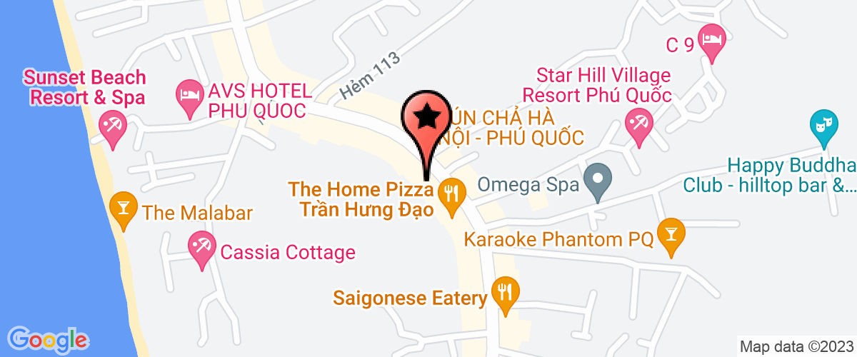 Map go to Cam Huy Phu Quoc Travel Company Limited