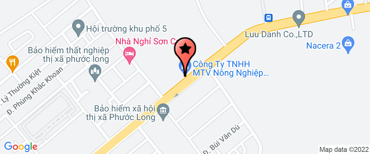 Map go to Ha Phuc Production Company Limited