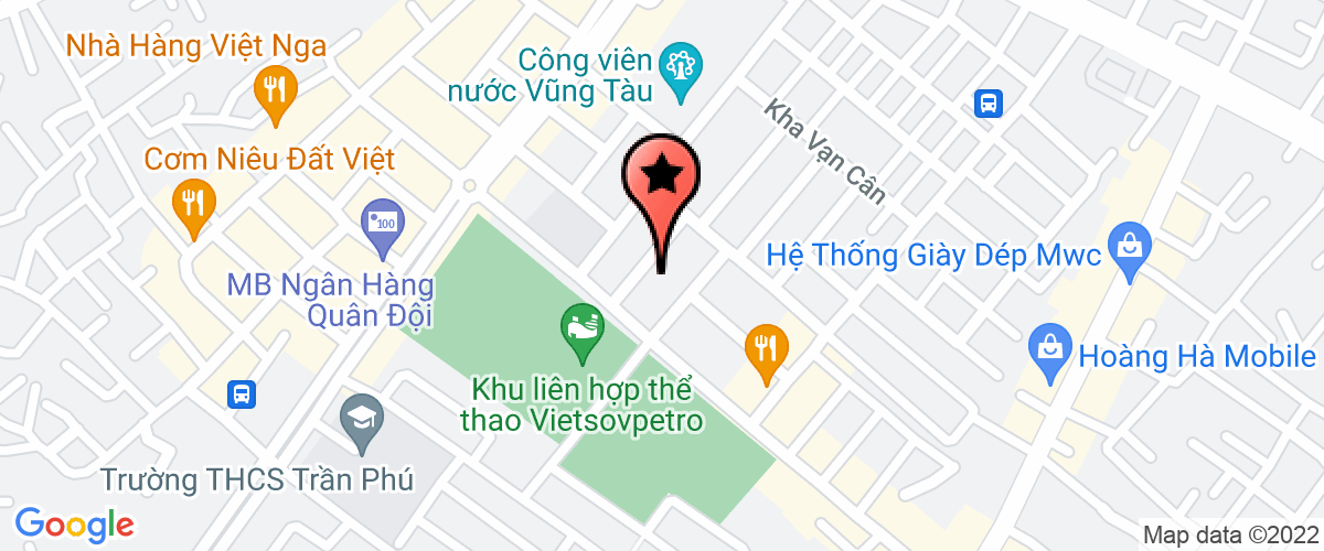 Map go to Tv Vung Tau Construction Trading Service Joint Stock Company