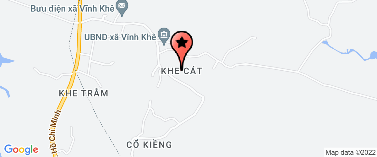 Bản đồ đến UBND  Xã Vĩnh Khê