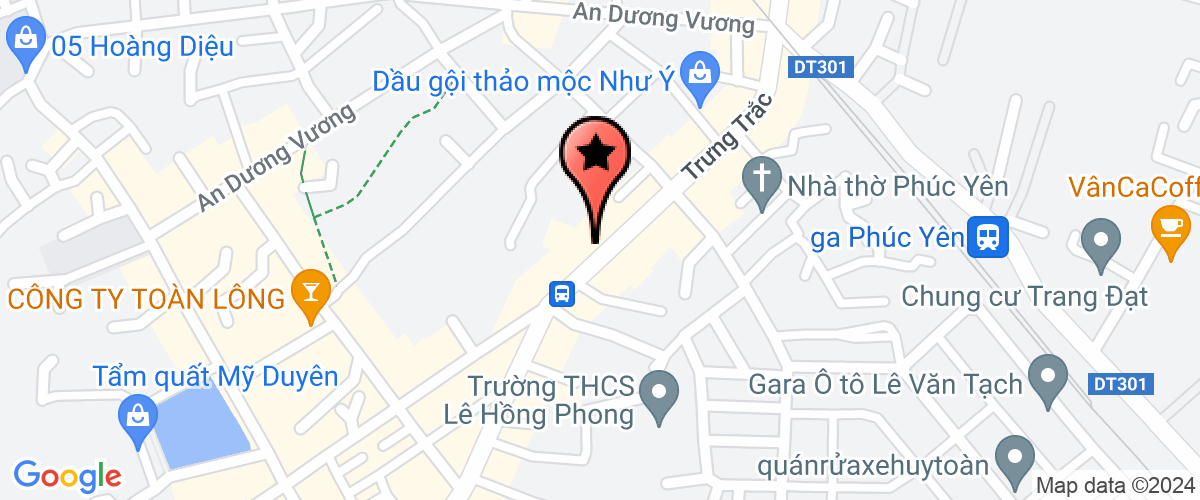 Map go to Dai ly Bao hiem Nhan tho Vinh phuc Company Limited