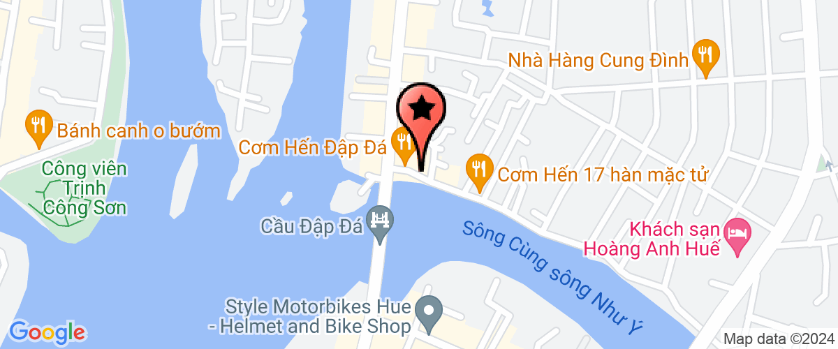 Map go to Tieng Anh Mien Trung VietNam Company Limited