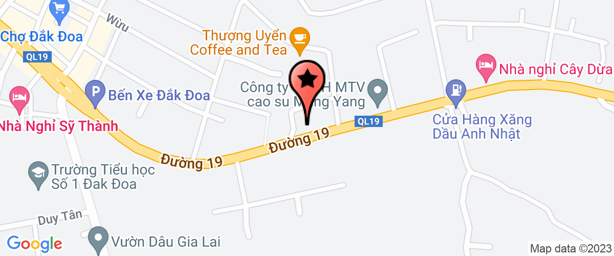 Map go to Bao hiem xa hoi Dak Doa District