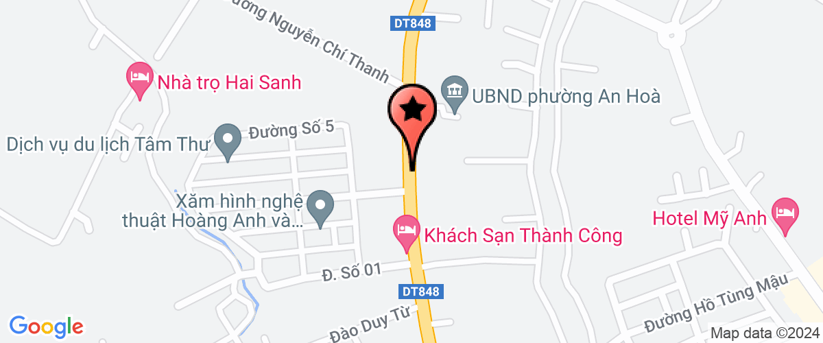 Map go to Dai Phat Sa Dec Company Limited