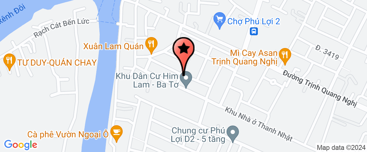 Map go to Hoa Kieng Tuong Vy Private Enterprise