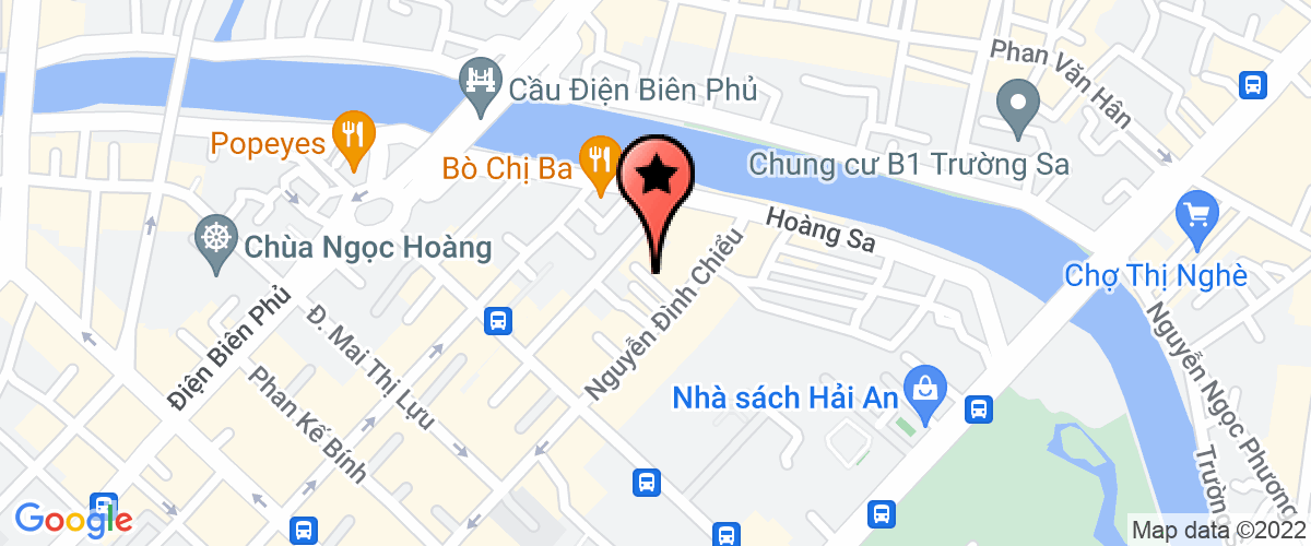 Map go to Nam Cuong Trading Production Company Limited