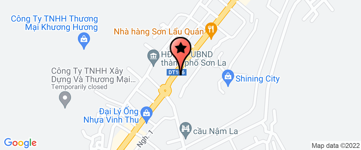 Map go to Minh Khanh Son La Company Limited