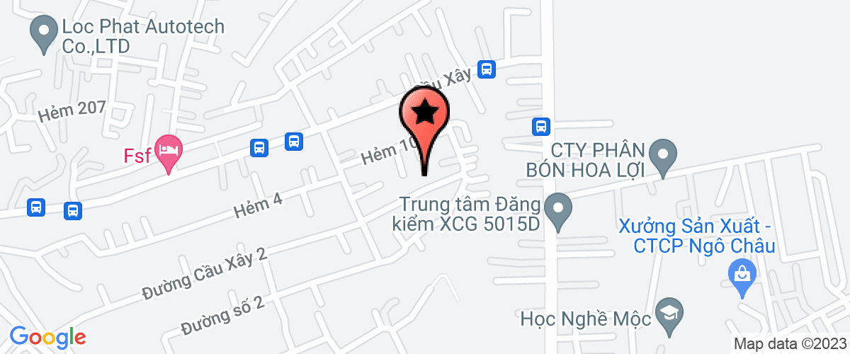 Map go to Viet Nhat Technology Joint Stock Company