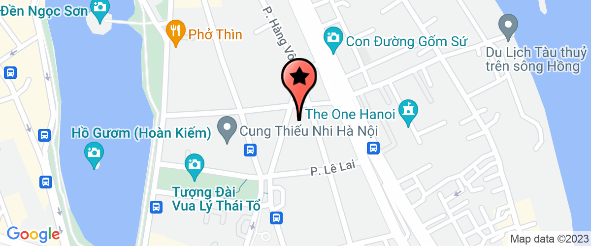 Map go to Chi nhanh co phan chung khoan sai gon tai Ha Noi Company