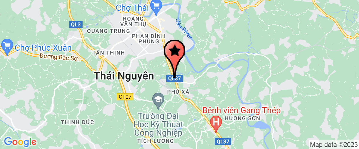 Map go to Van phong luat su Ha Thai