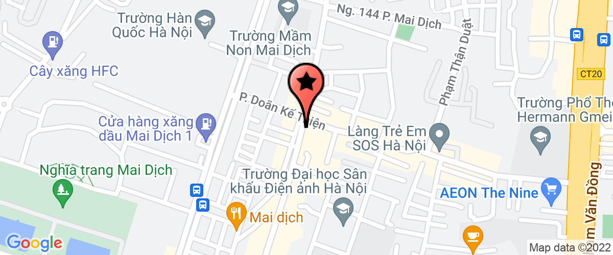 Map go to Ha Nam Ninh Construction Investment Joint Stock Company