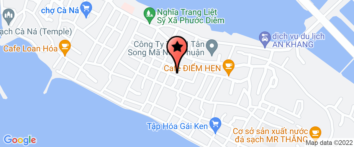 Map go to Thu Anh - Ca Na Company Limited