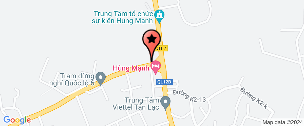 Map go to ung Thinh Phuong Company Limited