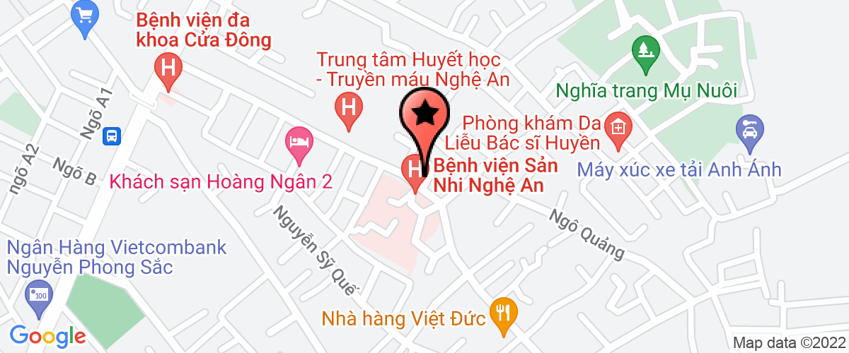 Bản đồ đến Trung tâm giám định y khoa tỉnh Nghệ An
