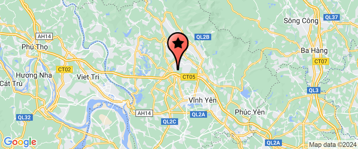 Map go to Binh Phuong Vinh Phuc Construction Company Limited