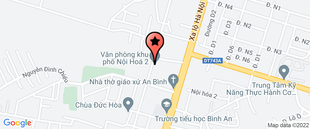 Map go to Nhat Kim Quang Trading Production Company Limited