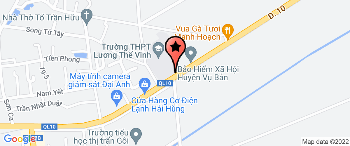 Map go to Hue Lan Trading Company Limited