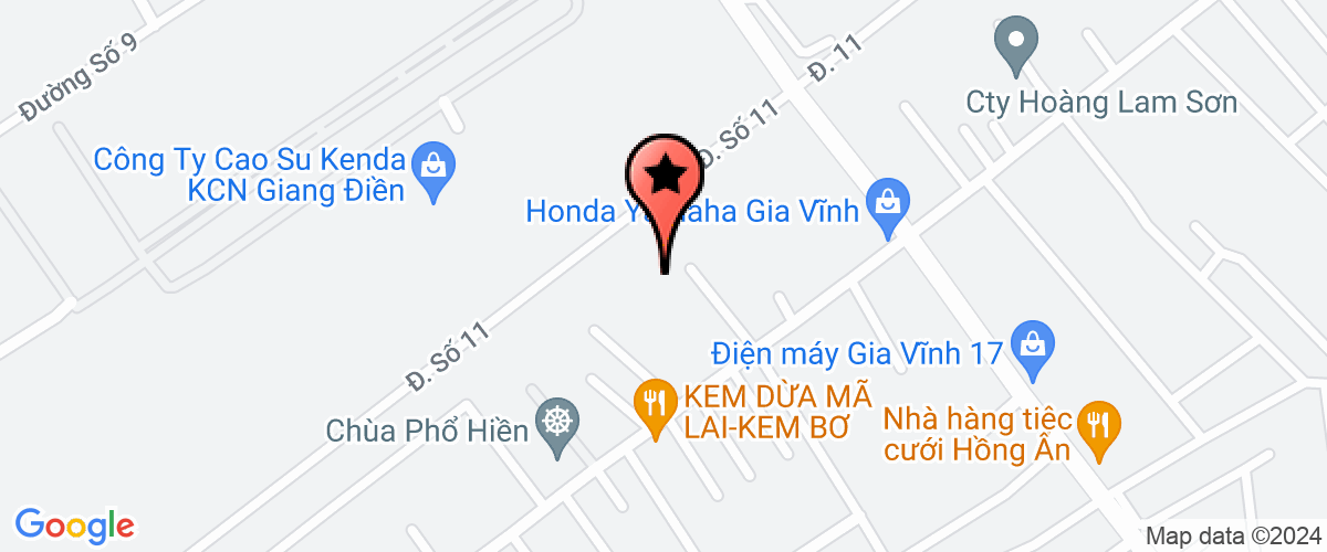 Map go to An Viet Phat Service Trading Construction Company Limited