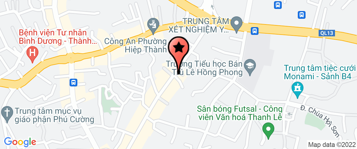 Bản đồ đến Công Ty TNHH Bá Lộc