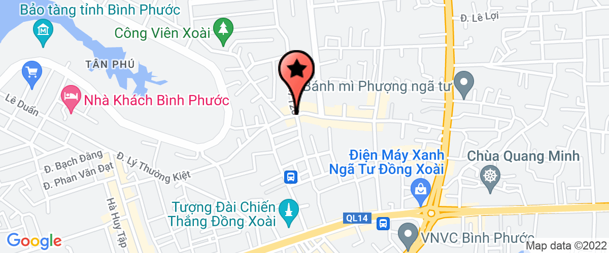 Map go to Thanh Nien Service Trading Company Limited
