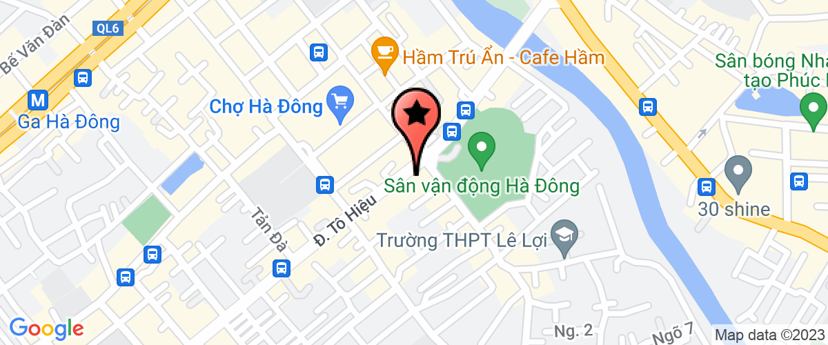 Map go to Kho bac nha nuoc Ha Dong