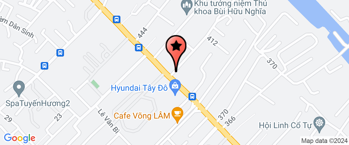 Map go to mot thanh vien xay dung va thuong mai Hoang Chau Company Limited