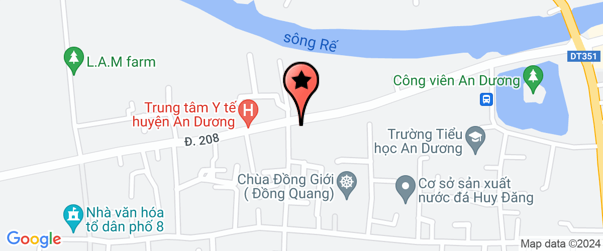 Map go to Kien Thinh Trading Construction Joint Stock Company