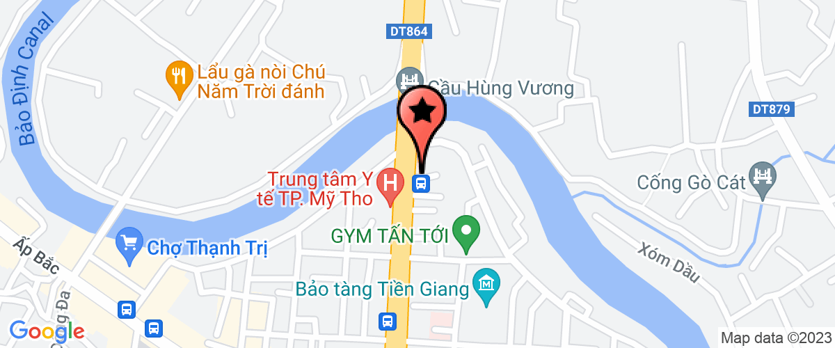 Map go to Vinh Duc- Tien Giang Health Care Service Trading Company Limited