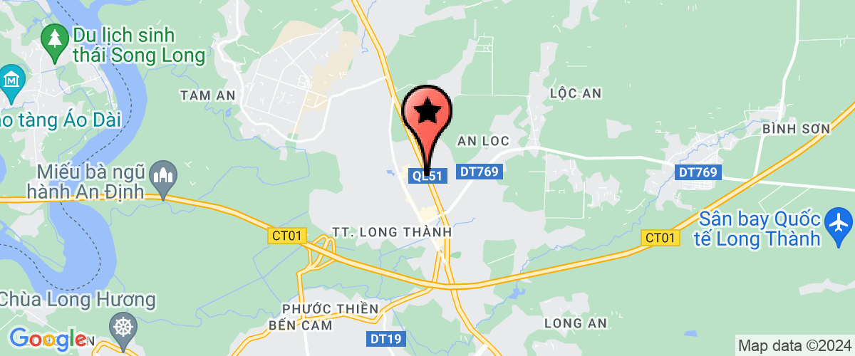 Map go to Dien Tam Real-Estate Joint Stock Company