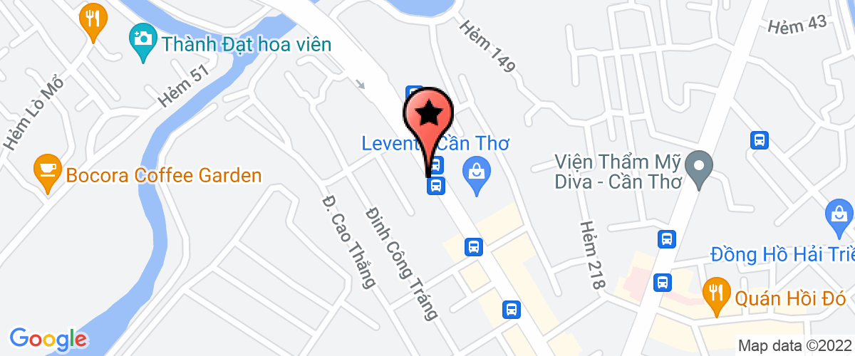 Map go to Nhat Minh Constructing Trading Joint Stock Company