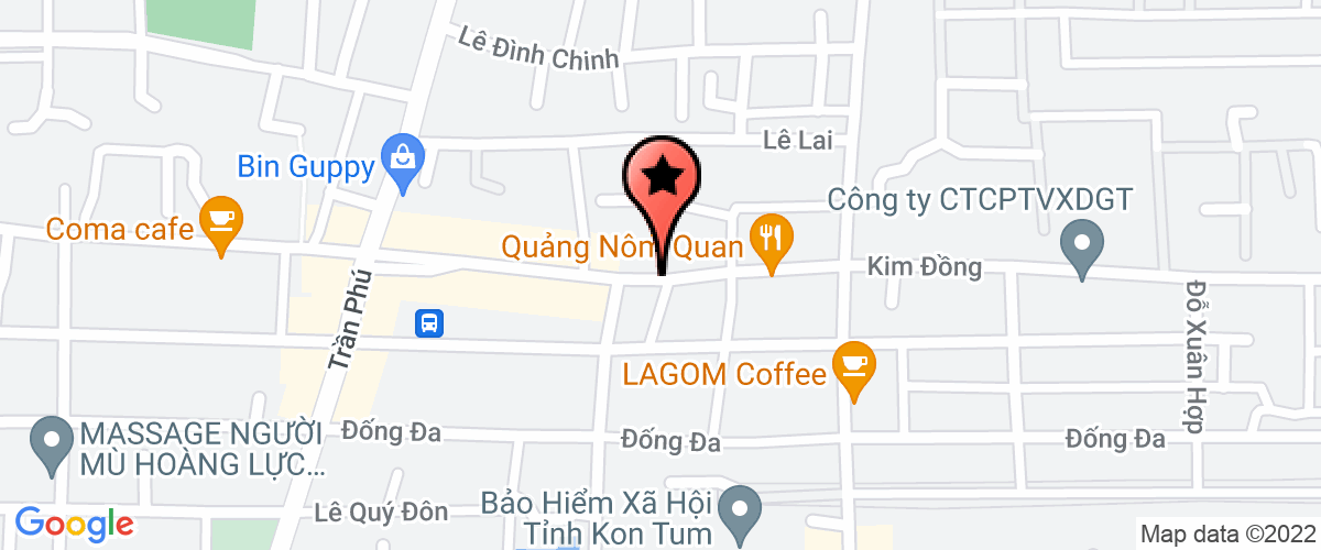 Bản đồ đến Công Ty Trách Nhiệm Hữu Hạn Minh Khánh Kon Tum