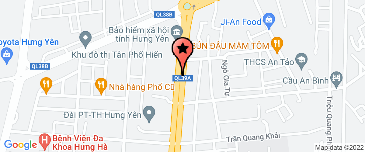 Map go to Giang Minh Transport Company Limited