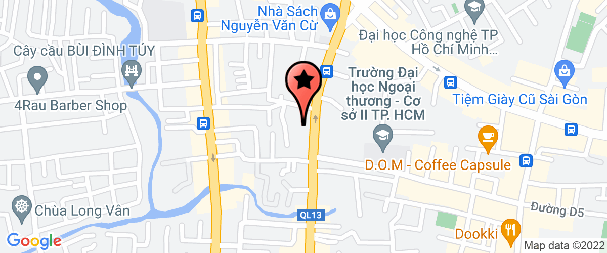 Map go to Dinh Thien Trading And Production Company Limited