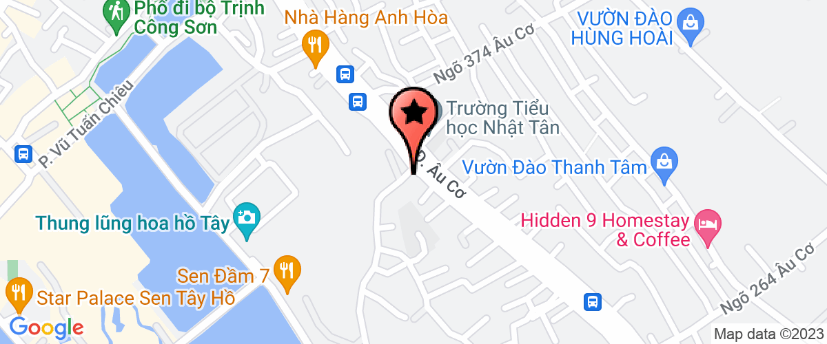 Map go to Thanh Dat International Investment and Development Trading Joint Stock Company