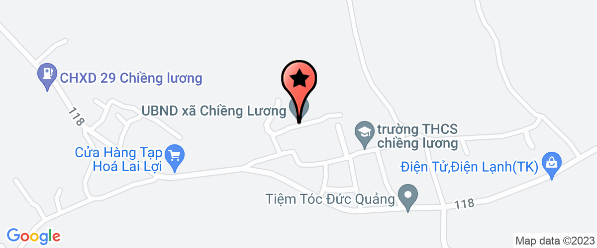 Map go to UBND xa Chieng Luong
