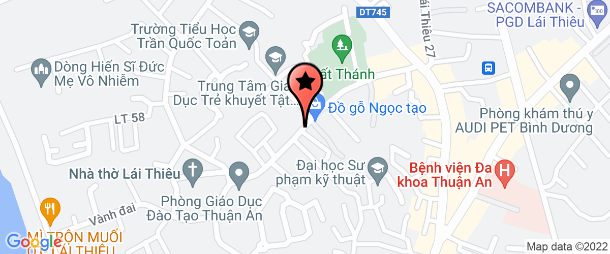 Map go to Trung Hoc Co So Nguyen Thai Binh