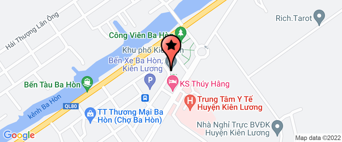 Map go to Trac Dia Kien Luong Company Limited
