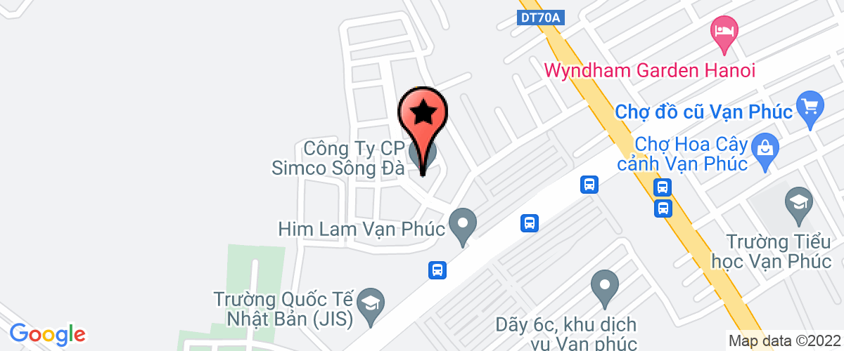 Map go to Kym Viet Joint Stock Company